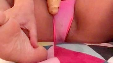 Elated Egyptian wench needs sex and she plays with big XXX dildo