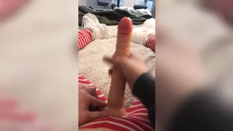 Perverted Moroccan mom gets her XXX strap-on ready to fuck hubby