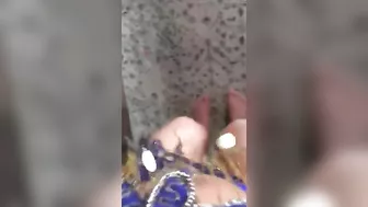 Young Arab woman shakes asshole filming herself doing XXX belly dance