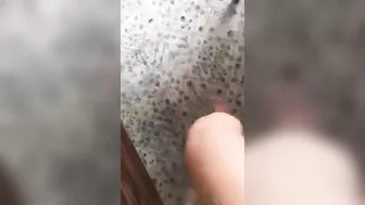 Young Arab woman shakes asshole filming herself doing XXX belly dance