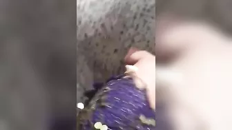 Young Arab woman shakes asshole filming herself doing XXX belly dance