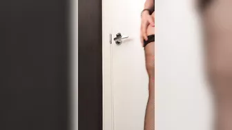 Egyptian mom in stockings acts on cam walking around and wiggling XXX shaped ass