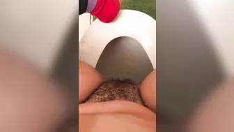 Egyptian mom is happy allowing herself to enjoy pissing in solo XXX video