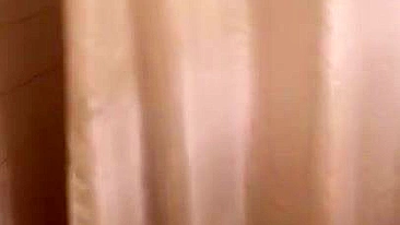 Lecherous Arab mom is captured naked in shower by the XXX cameraman