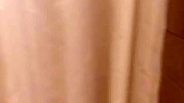 Lecherous Arab mom is captured naked in shower by the XXX cameraman