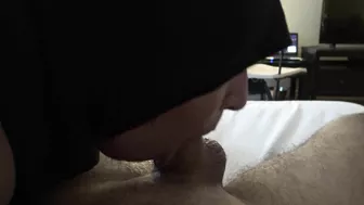 XXX blowjob is the best thing for the Arab slut who moans while sucking