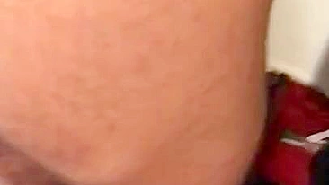 Husband moans when Egyptian mom slaps his big hairy bottom in XXX porn