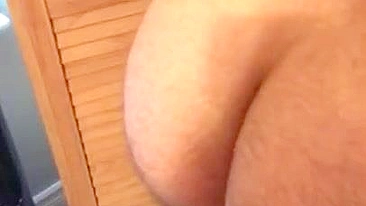 Husband moans when Egyptian mom slaps his big hairy bottom in XXX porn