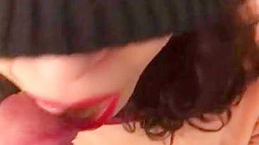 Husband fucks Dubai mom with hidden face in mouth in first-person XXX porn