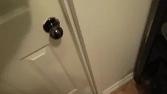 Man covers pink panties of perverted Dubai mom with his XXX sperm in toilet