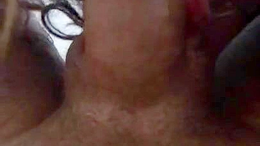 XXX sized cock nails face of Iraqi mom who knows her way around sucking