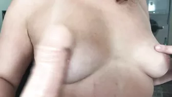 Online nipple-rubbing is one of XXX services the Arab mom provides