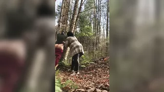 Passionate XXX Arab ass-spanking mom gives to tireless stud in the woods