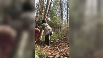 Passionate XXX Arab ass-spanking mom gives to tireless stud in the woods