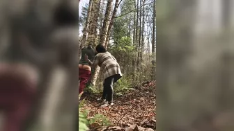 Passionate XXX Arab ass-spanking mom gives to tireless stud in the woods