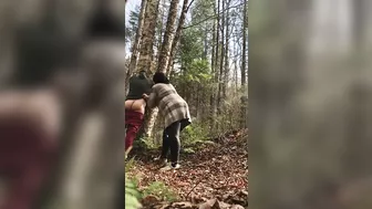 Passionate XXX Arab ass-spanking mom gives to tireless stud in the woods