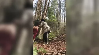 Passionate XXX Arab ass-spanking mom gives to tireless stud in the woods