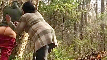 Passionate XXX Arab ass-spanking mom gives to tireless stud in the woods