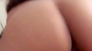 Slow XXX pussy-penetration in reverse cowgirl pose of the Muslim mom