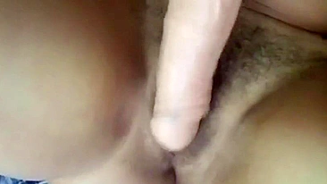 Moroccan mom trimmed slit for XXX video where she plays with sex toy