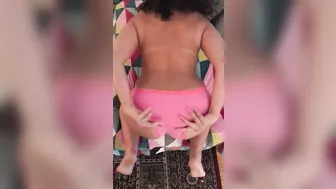 Egypt mom works hands all over body and focuses on erogenous XXX parts