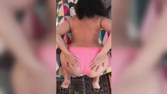 Egypt mom works hands all over body and focuses on erogenous XXX parts