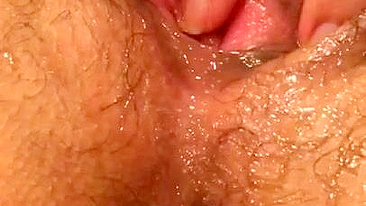 Arab mom spreads hairy pussy lips and performs XXX masturbation close-up
