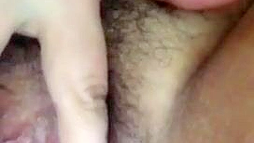 Iraqi mom performs XXX masturbation with a small sex toy close-up
