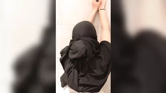 Arab mom hides hair but exposes XXX curved boobs and red on camera Arab mom hides hair but exposes XXX curved boobs and red on camera