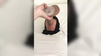 Arab mom in hijab drills her throat with sex toy in the solo XXX video