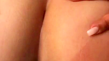 Tanned Arab mom teases with beautiful big booty posing on the bed