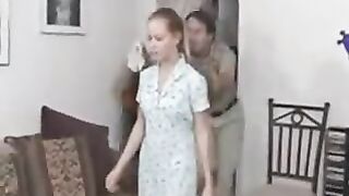 Perv dad passed out daughter with chloroform and uses her while mom sleep