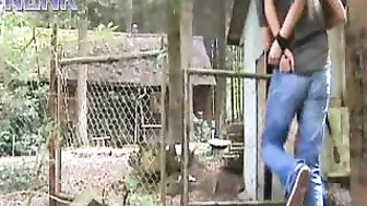 Kidnapped teen girl taken into abandoned house in forest to be sex slave