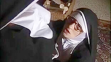 Sinful lesbian nuns in the church finger and suck each others pussy and ass hole