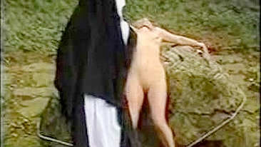 Punish novice nuns, humiliated stripped whipped tits punished & made to cum
