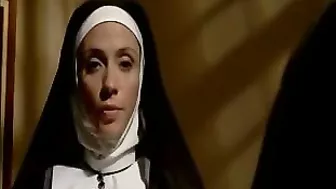 Hot sinful nun lesbians love kissing and licking their wet holes