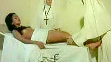 Sinful nuns uses new girl for lesbian dirty game - XXX movie scenes