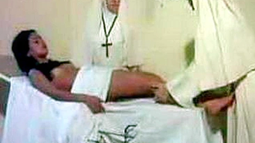 Sinful nuns uses new girl for lesbian dirty game - XXX movie scenes