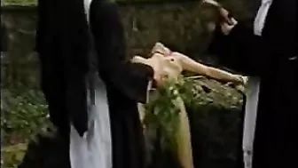 Moms satisfy their lascivious god by punishing the sinful daughter