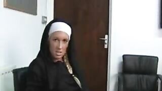 Bossy lustful nun go harsh on hard cock own spiritual mentor