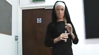 Bossy lustful nun go harsh on hard cock own spiritual mentor