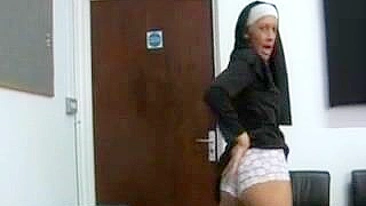 Bossy lustful nun go harsh on hard cock own spiritual mentor
