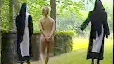 Slave are in a pervert submission, lustful nun suffering humiliation
