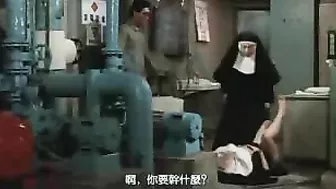 Japanese sinful nuns caught doing some dirty jobs and brutality fucked