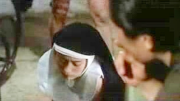 Japanese sinful nuns caught doing some dirty jobs and brutality fucked