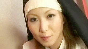 Asian lustful nun hard pussyfucking and asstoying she gets cruel punishment at monastery