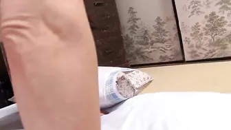 Son gives facial cumshot to bestie of his mom after hot lovemaking