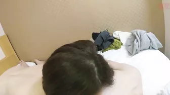 Asian mom steals boyfriend of daughter and takes cock in the cunt