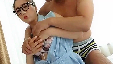 Eastern mom has awesome hole which is going to be fucked by her son