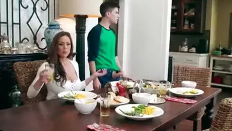 Cute mom pampers pussy with cock of the boyfriend of her daughter Cute mom pampers pussy with cock of the boyfriend of her daughter